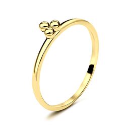 Gold Plated Silver Rings NSR-2876-GP